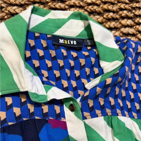 Anthropologie The Paz Buttondown Shirt by Maeve (114) - Picture 7 of 11